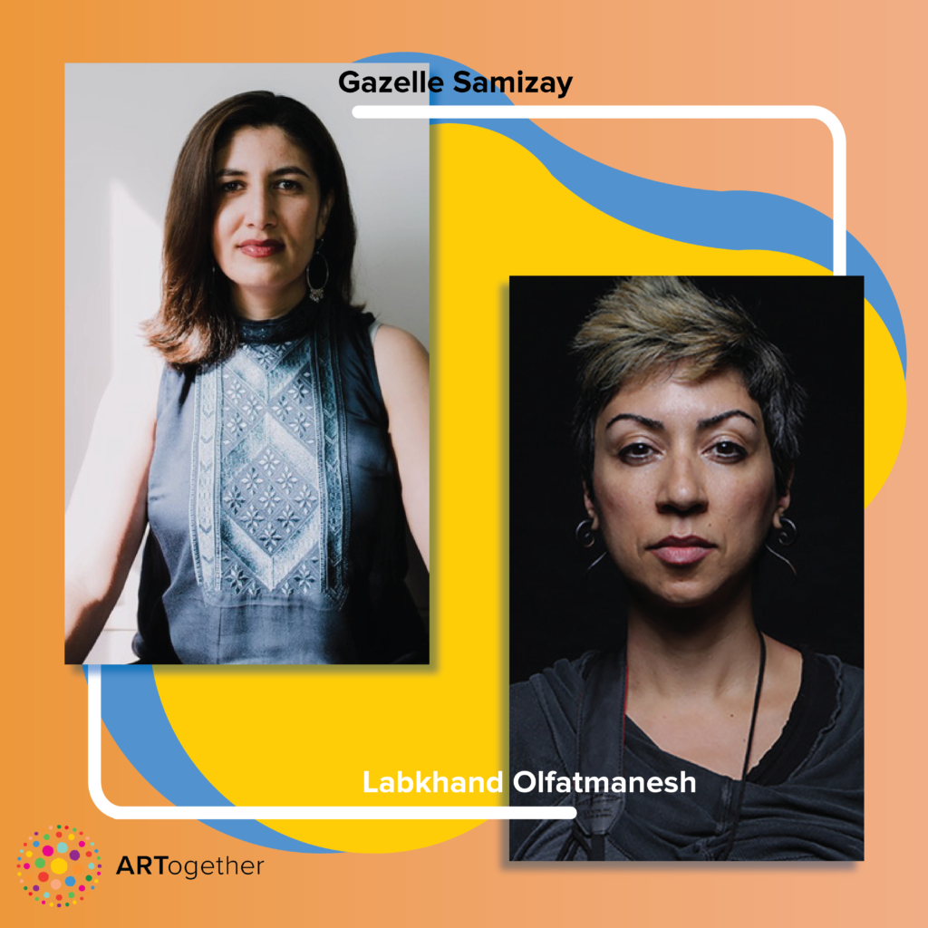 Image of Artists Gazelle Samizay and Labkhand Olfatmanesh
